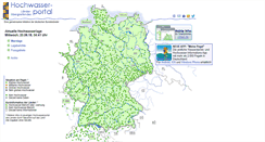 Desktop Screenshot of hochwasserzentralen.de